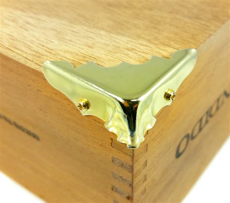 wooden box metal trim|Amazon.com: Metal Box Corners.